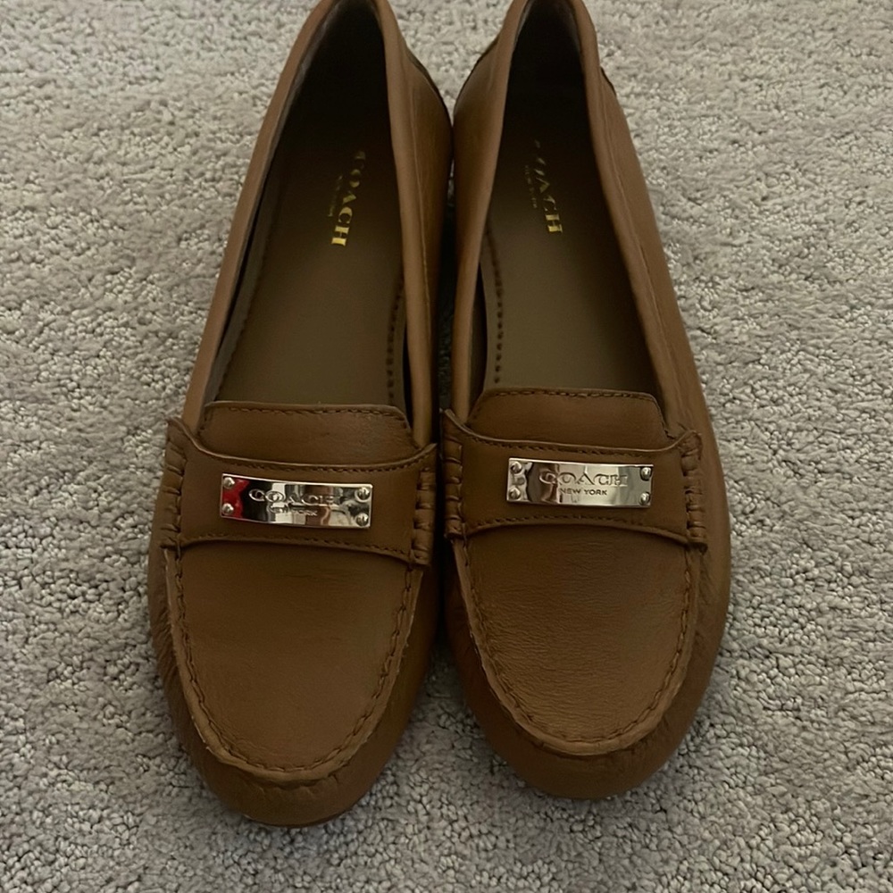 Coach fredrica pebble brown size 6.5